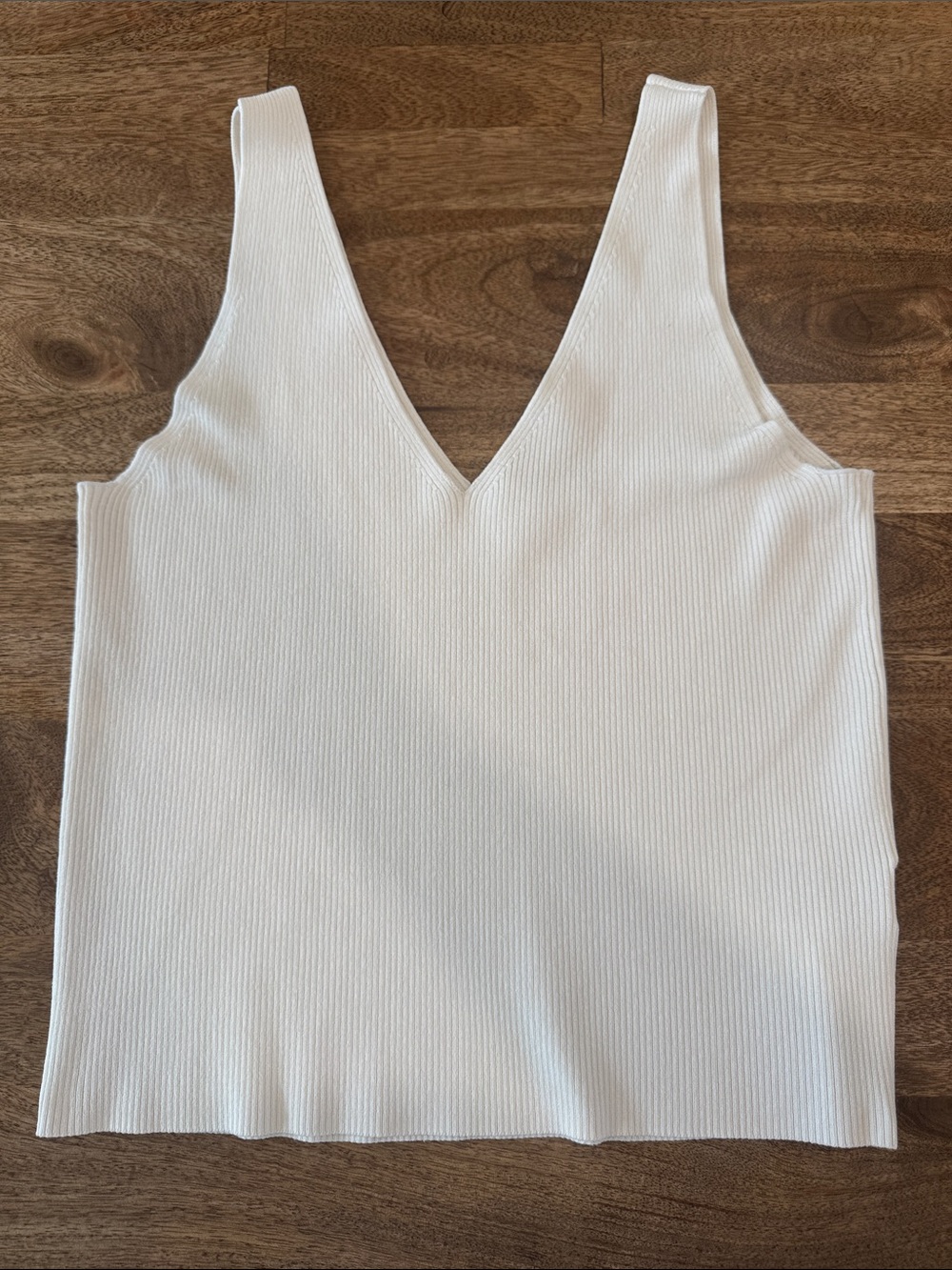 Women’s ribbed knit tank top size large
